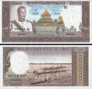 *1000 Kip Laos 1963, P14b AU - Kliknutím na obrázok zatvorte -